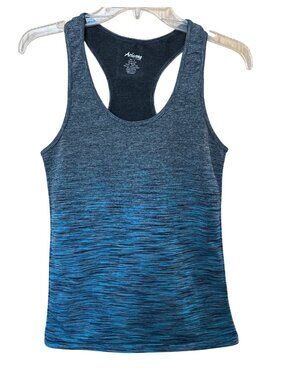 Arianna By Howards Womens Ombre Racerback Tank Top - Blue & Gray - One Size